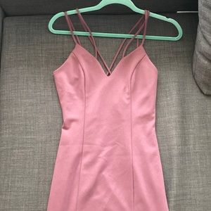 Windsor Mauve Pink Purple Strappy Mini Dress